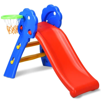 2 Krok Hrať Deti Skladacie Veko w/ Basketbalová Obruč Deti Indoor & outdoor / Vonkajšie