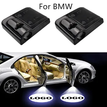 2 ks Pre BMW X3, X5 1 2 3 4 5 6 7series LED dvere vitajte ľahké otváranie dverí atmosféru svetla laserová projekcia, osvetlenie, podlahy lampa