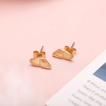2020 Šperky Mini Veľkosť Zlatý Motýľ Stud Náušnice Pre Ženy, Dámska Móda Minimálne Personalizied Malý Motýľ Klincami