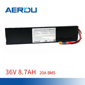 AERDU 36v 8.7 ah 10s3p 37v lítia 18650 batériu 42v vysoký výkon slúži na zmenu požičovňa elektrické vozidlá s bms xt30 jst2p