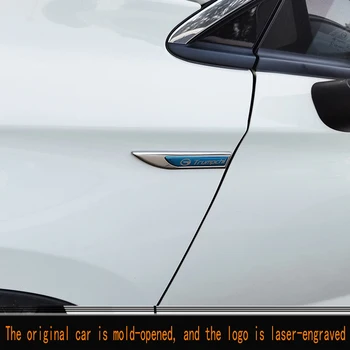 Automobilový všeobecné nehrdzavejúcej ocele strane označenie dekorácia, vhodná pre všetky značky laserové značenie vlastné high-end auto diely