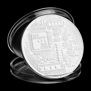 Bitcoin Mince Zberateľské Skvelý Darček Bit Mince 1PCS Kreatívny obchod so Zlatom Umelecké Zbierky Fyzickom Zlate Pamätné Mince