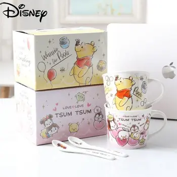 Disney Raňajky Pohár Šálku Kávy Zber Keramického Materiálu Kreslené Animácie Tlač Hrnček Jednoduché Veľká-kapacita Vody Pohár