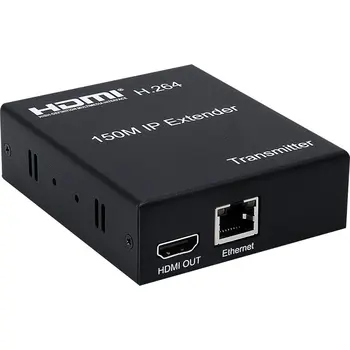 H. 264 150M HDMI Extender Cez IP HDMI Cez rj45 UTP/STP CAT5e CAT6 Extensor 1080P HDMI IP extender Vysielač Multi Prijímač
