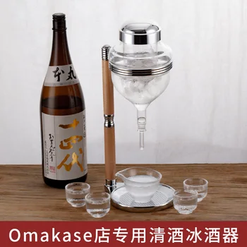 Japonsko Záujme Crystal Ice Chladiaci Pohár Vína, Chladič na Fľašu v Teple Teplé Pivo Oddeľovač Wineware Karafa Decanter Dávkovač Pre HARIO