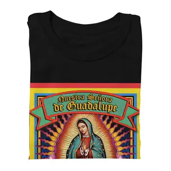 Klasické Panny Márie Z Guadalupe T Shirt Mužov Krátky Rukáv Bavlna Grafické T-shirt Duch Svätý Mexika Tee Topy Streetwear Tričko