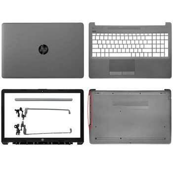 Nový Top Späť Prípade Pre HP 15-DB 15-DA 250 G7 255 G7 Notebook, LCD Zadný Kryt Predného Panelu Závesy opierka Dlaní Spodnej Prípade, Šedá Postavené