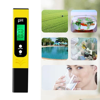 PH Monitor Kyslosť Meranie Kvality Vody Tester pre Akvárium Bazén Pitnej Vody PH merací Prístroj
