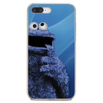 Pre Apple iPhone 10 11 12 Pro Mini 4S, 5S SE 5C 6 6 7 8 X XR XS Plus Max 2020 Modrá-cookie-monster-sezam-street Prípade