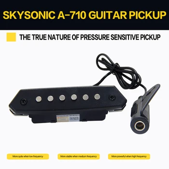 Skysonic A-710 Nad 90 mm Zvuk-jamkové Magnetické Pasívny Snímač pre Akustickú Gitaru Fingerstyle hranie, sólo gitara vybrať držiak