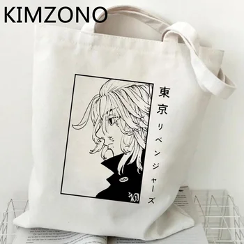 Tokio Revengers nákupní taška bolsa s potravinami bolso kabelka opakovane tote bag tkané reciclaje sac tissu