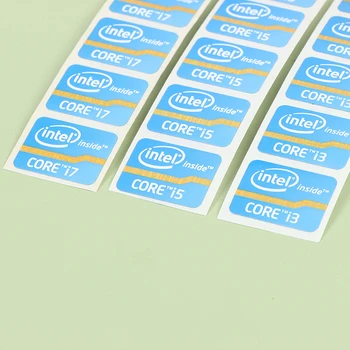 Ultrabook Výkon Label Nálepka Notebook Logo Intel Core Four-generácie Core I3 I5 I7 1pcs