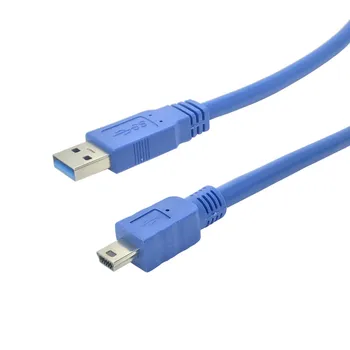 USB Kábel Typu A Samec na USB 3.0 Micro-B Male mini Rozšírenie Synch Dátový Kábel Pre Canon Epson HP HDD Tlačiareň 0,3 m 0.6 m 1m-5m