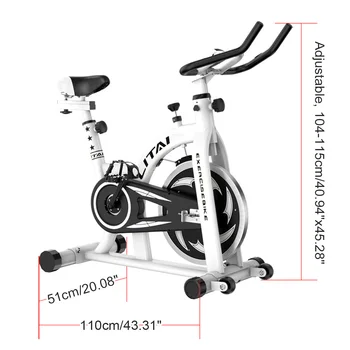 Vnútorné Bicykli jazda na Bicykli Inteligentné Spinning Bicykle chudnutie Stroj Fitness Gym Workout Hliníka, Požičovňa Vybavenia NÁS