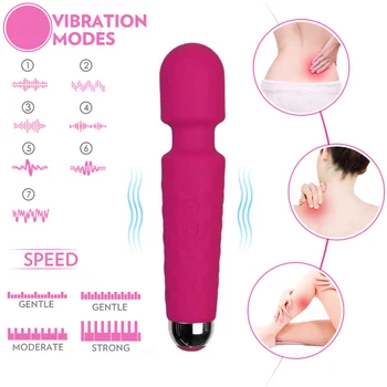 Výkonný AV Čarovná Palička Vibrátor pre Ženy Vibrátor G-Spot Stimulátor Klitorisu Vibrátor Erotické, Sexuálne Hračky pre Dospelých 18 +Sex Shop