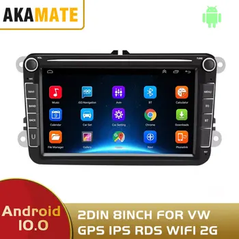 2din HD 8 cm autorádio, Android, Auto Video Prehrávač, GPS, WIFI, Bluetooth, Navigácia Pre VOLKSWAGEN Passat Škoda Auto Stereo