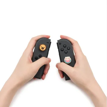 Zvieratá Ghost Palec Stick Grip Spp Ovládač Ochranný Kryt Pre Nintendo Prepínač Oled Lite NS Radosť-con Radič Thumbstick Prípade